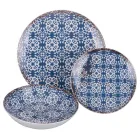 Shërbim darke porcelani 18 copë në 2 dekorime të ndryshme - Jamais Viadurini