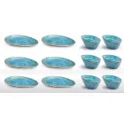 Shërbimi i Pllakave të Parave të 12 copave në gurë me ngjyra të dizajnit modern - Simba Viadurini