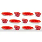 Shërbimi i Pllakave të Parave të 12 copave në gurë me ngjyra të dizajnit modern - Simba Viadurini