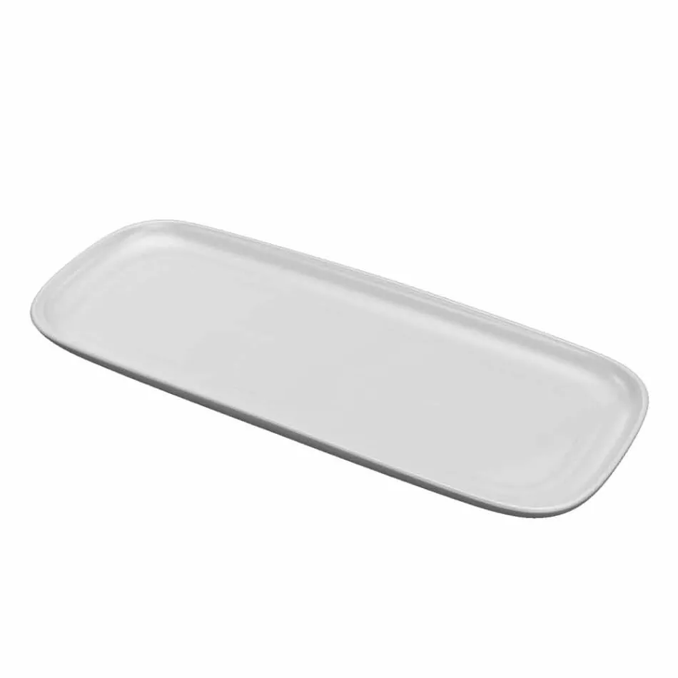 Pllaka Aperitivi Porcelani me Dizajn Modern Set 8 Copë - Galatino Viadurini