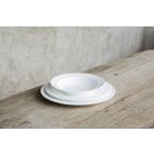 Pllaka për darkë prej porcelani me dizajn të bardhë vendos 24 copa - Samantha Viadurini