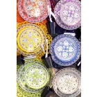 Shërbimi i enëve etnike në Porcelan dhe 18 copë prej guri me ngjyra dhe moderne - Fez Viadurini