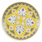 Shërbimi i enëve etnike në Porcelan dhe 18 copë prej guri me ngjyra dhe moderne - Fez Viadurini