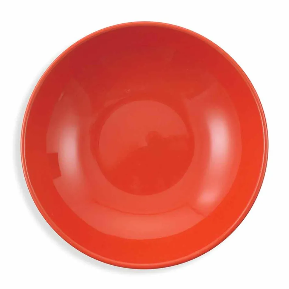 Shërbimi i enëve etnike në Porcelan dhe 18 copë prej guri me ngjyra dhe moderne - Fez Viadurini