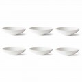 Pllaka darke gustatorësh të vendosura në porcelan në Dizajn të Bardhë 6 copë - Romilda