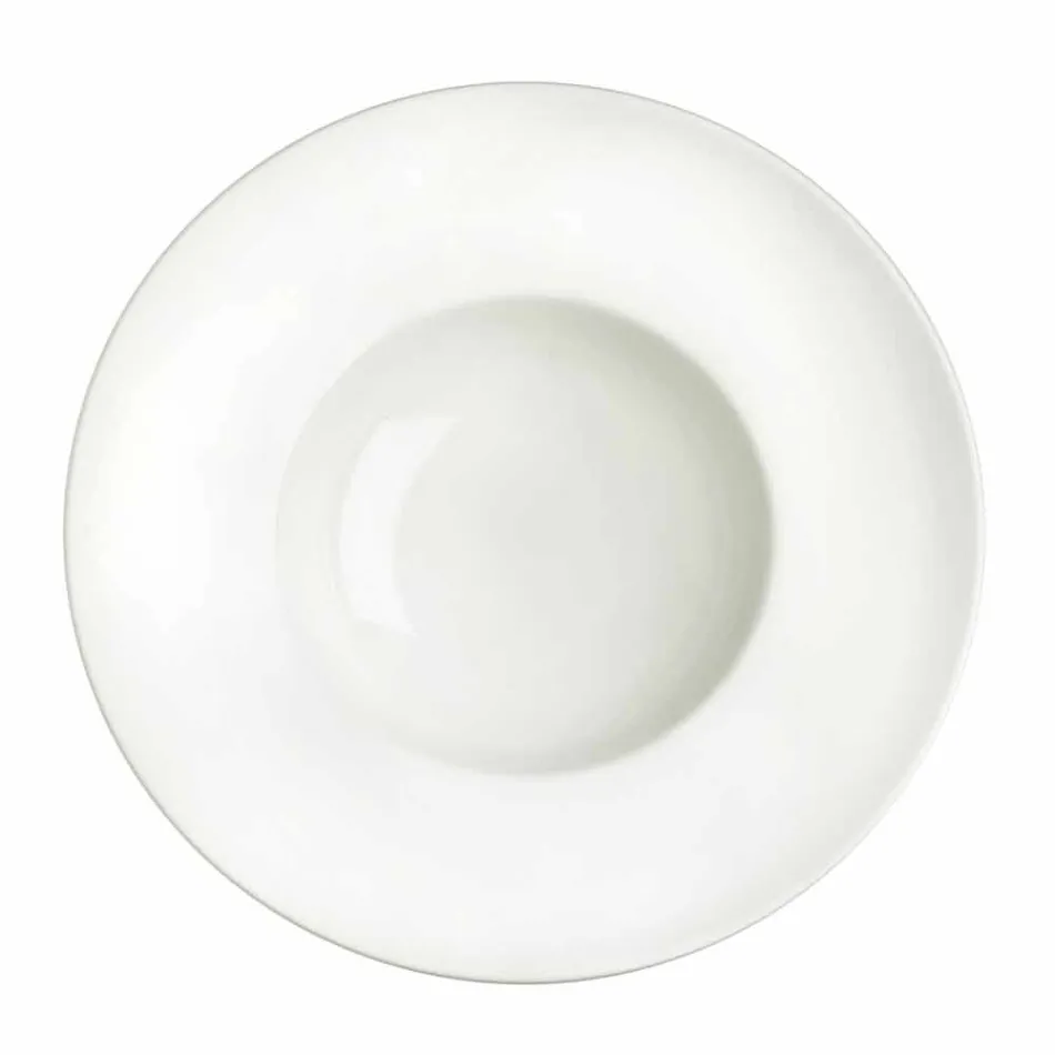 Set për darka prej porcelani të Bardhë 23 copë Dizajn modern dhe elegant - Nalah Viadurini