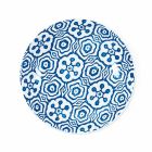 Darkë darke prej porcelani dritë blu ose blu 18 copë - Avion Viadurini