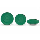 Shërbimi i Pllakave të Darkës me ngjyra dhe moderne prej porcelani 18 copë - Rurolo Viadurini