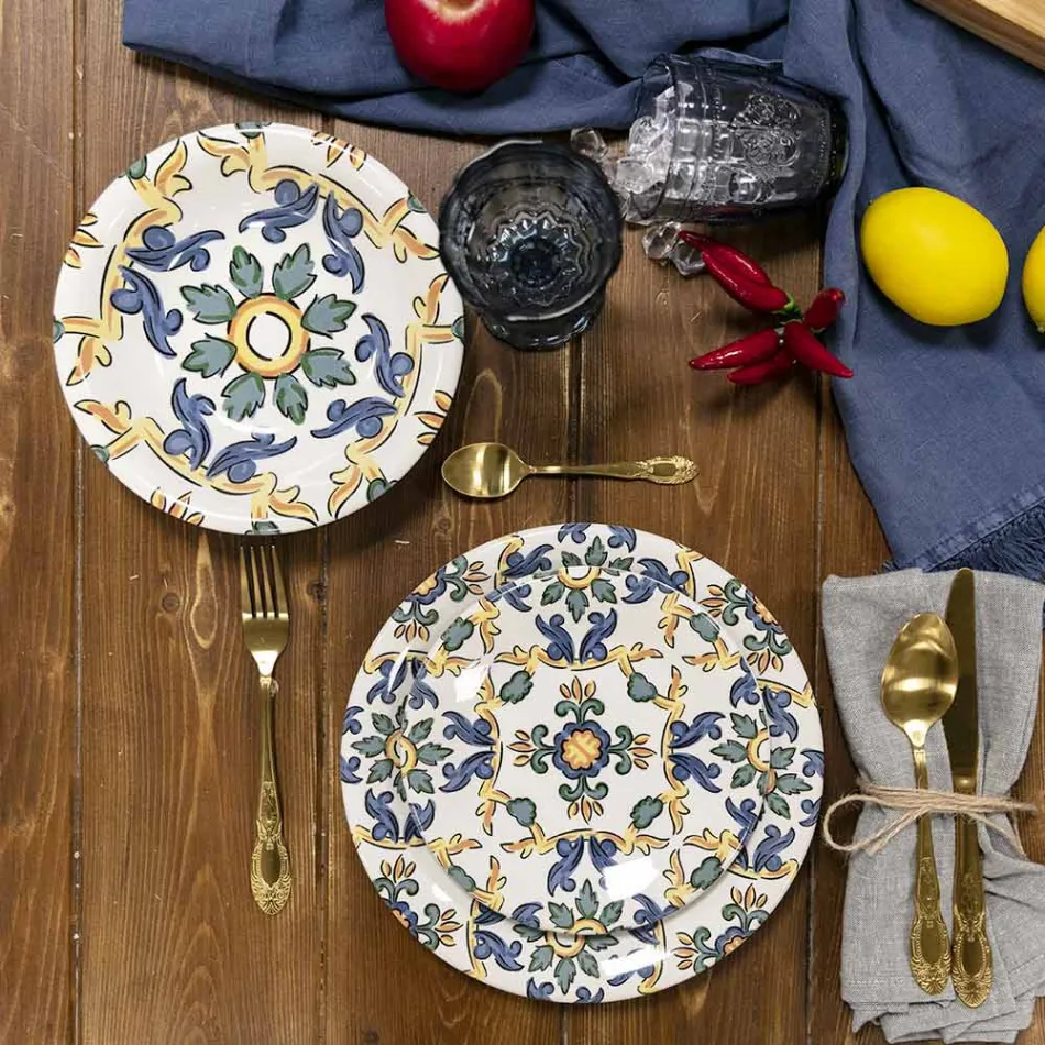 Set takëmi i zi ose ari prej çeliku të plotë 24 copë - Fantazi Viadurini