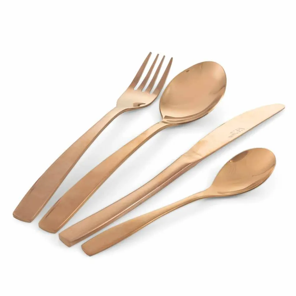 Seti luksoz prej 24 copash prej çeliku të pandryshkshëm - Wisconsinpos Viadurini