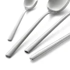 Set takëmesh prej çelik inox të lëmuar me dizajn katror 24 copë - Bumbun Viadurini