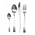 Komplet takëmesh prej 24 Copash prej argjendi, ari ose bakri, mat, çeliku - Borough Viadurini