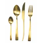 Komplet takëmesh prej 24 Copash prej argjendi, ari ose bakri, mat, çeliku - Borough Viadurini