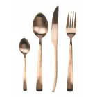 Komplet takëmesh prej 24 Copash prej argjendi, ari ose bakri, mat, çeliku - Borough Viadurini