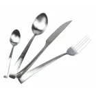 Komplet takëmesh prej 24 Copash prej argjendi, ari ose bakri, mat, çeliku - Borough Viadurini