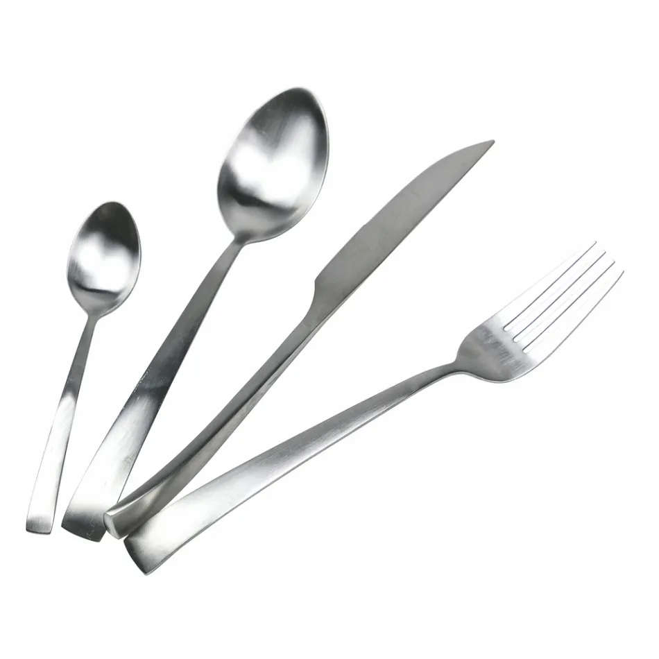 Komplet takëmesh prej 24 Copash prej argjendi, ari ose bakri, mat, çeliku - Borough Viadurini