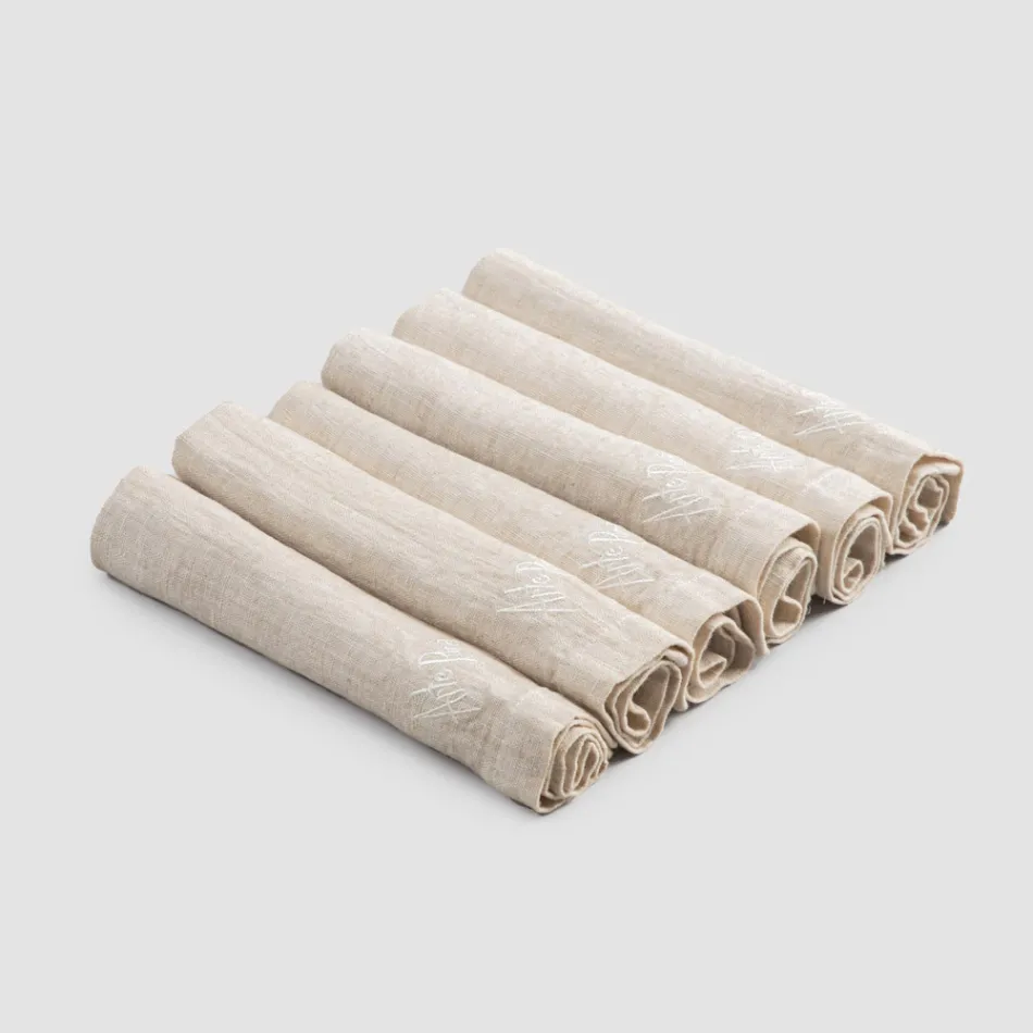 Servis Elegant Peceta Liri me Tehe te Palosshme, 6 Copa Ngjyra - Onestini Viadurini