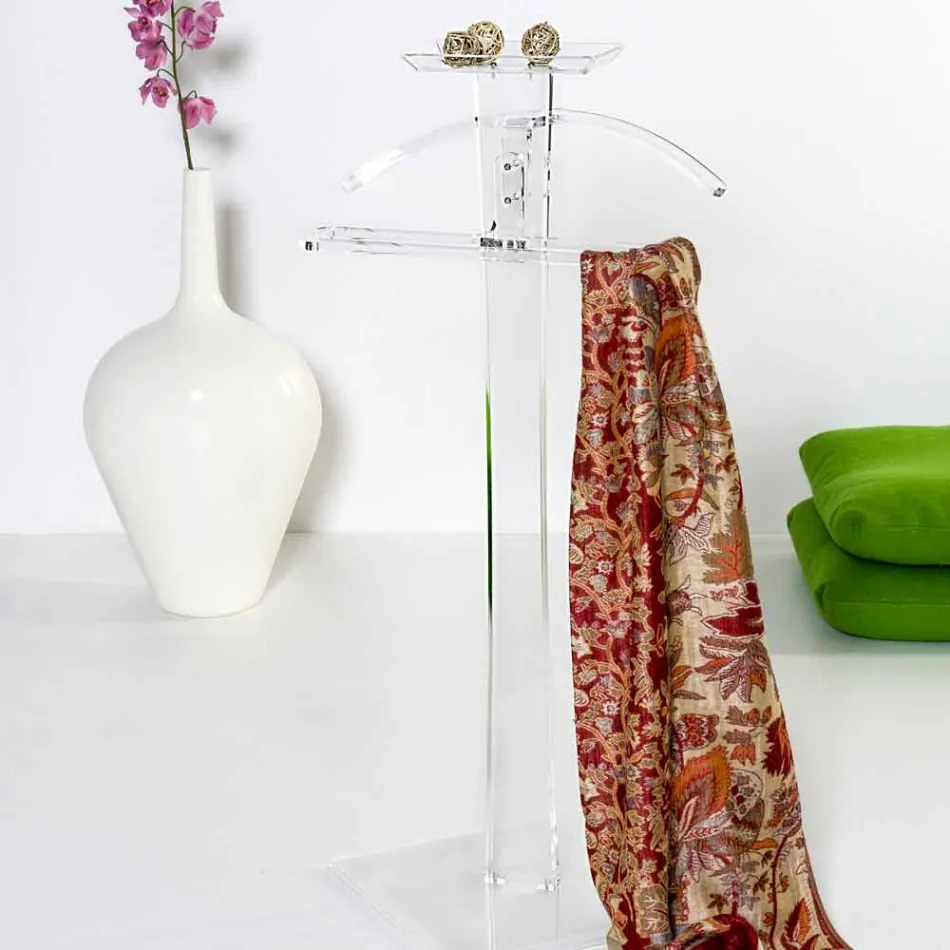 Servo moderne transparente plexiglas transparente Benny e bërë në Itali Viadurini