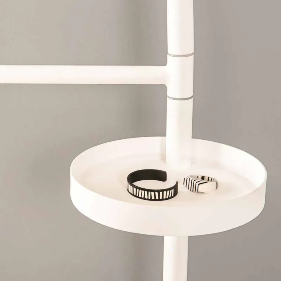 Stendë moderne shërbëtor në çelik të pikturuar RAL të modelit Made in Italy - Mirello Viadurini