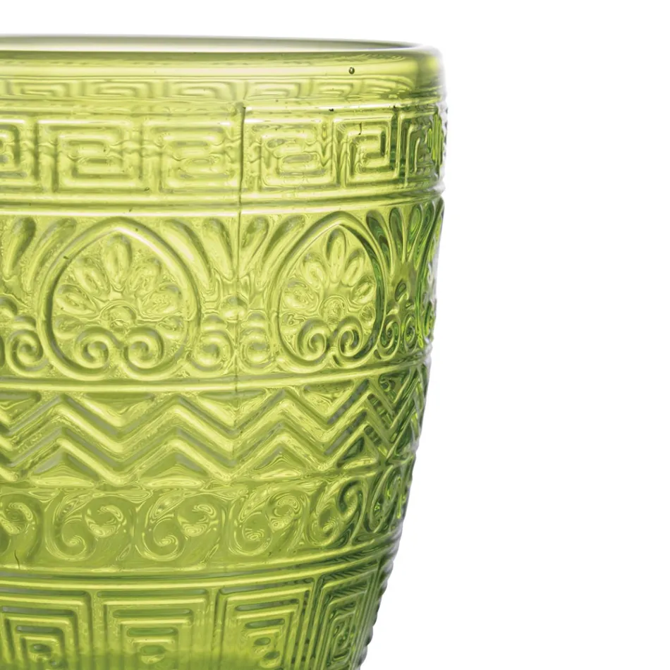 Set me 12 gota uji 300 ml në gotë me ngjyra dhe Relief Work - Mermaid Viadurini