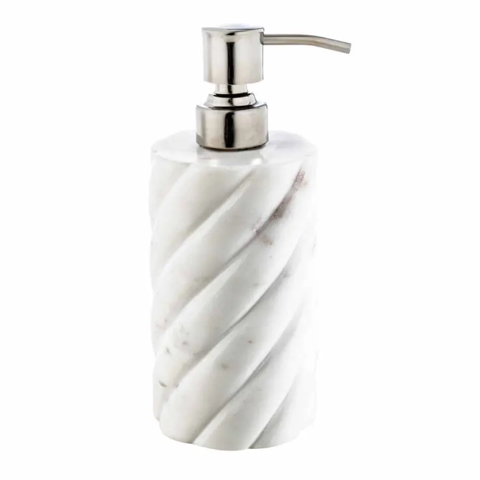 Aksesorët e dizajnit të banjës të vendosur në mermer Calacatta Monza Viadurini