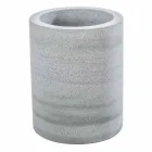 Aksesorë moderne banjo të vendosur në gur gri Montale Viadurini