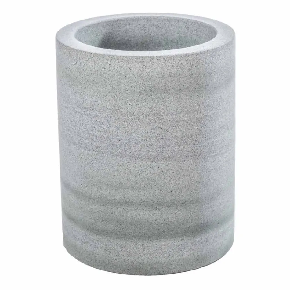 Aksesorë moderne banjo të vendosur në gur gri Montale Viadurini