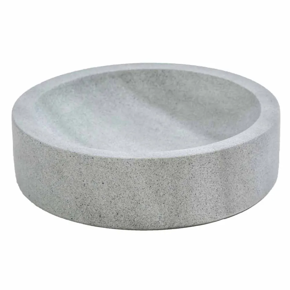 Aksesorë moderne banjo të vendosur në gur gri Montale Viadurini