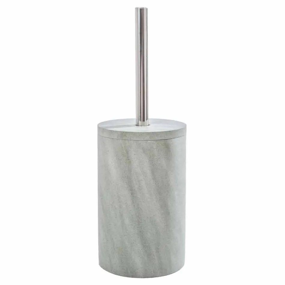 Aksesorë moderne banjo të vendosur në gur gri Montale Viadurini