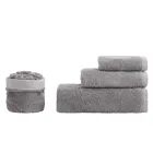 Komplet banjoje 8 copë me pëlhurë pambuku të pastër, të gjitha veshjet e lyera - të lëmuara Viadurini