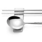 Set i përbërë nga lugë frutash, shkopinj dhe pushim për takëmet me Origami - Osaka Viadurini