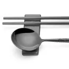 Set i përbërë nga lugë frutash, shkopinj dhe pushim për takëme me Origami - Osaka Viadurini