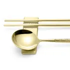 Set i përbërë nga lugë frutash, shkopinj dhe pushim për takëmet me Origami - Osaka Viadurini