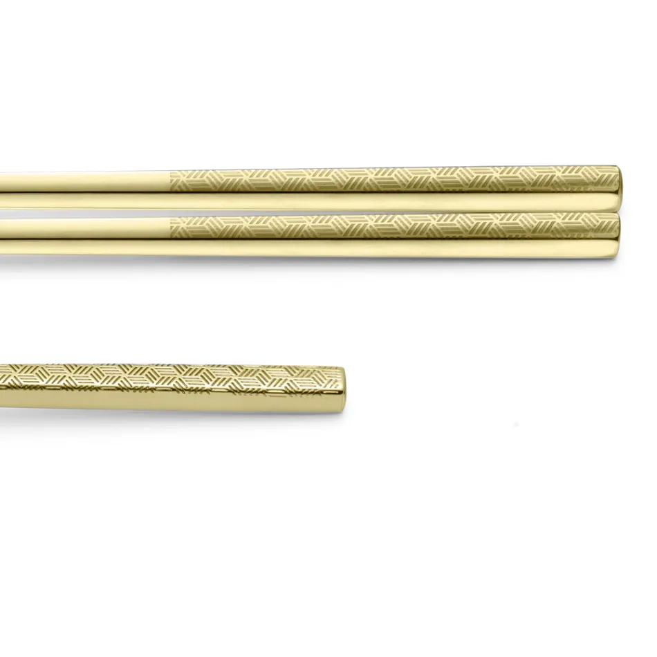 Set i përbërë nga lugë frutash, shkopinj dhe pushim për takëmet me Origami - Osaka Viadurini