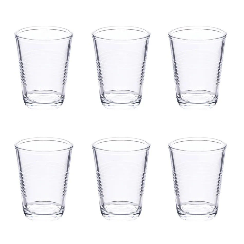 Set me 12 gota uji 270 ml në Crafted Glass - Cup Viadurini