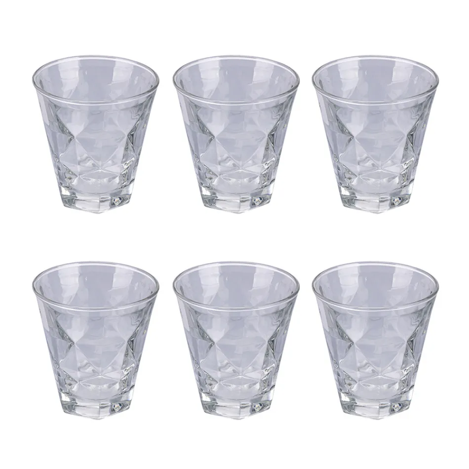 Set me 12 gota uji 280 ml në Crafted Glass - Cup Viadurini