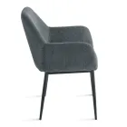 Set prej 2 kolltuqesh të veshura me tapiceri në material shumëngjyrësh dhe kornizë metalike - Valeria Viadurini