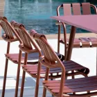 Set me 2 karrige kopshti të prodhuara tërësisht nga alumini - të shkëlqyeshme Viadurini