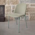 Set me 2 Karrige Dhomë Dite prej Pëlhure dhe Metal Prodhuar në Itali - Ivy Viadurini