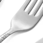 Set me 24 takëme në çelik të lëmuar me gdhendje Prodhuar në Itali - Nara Viadurini