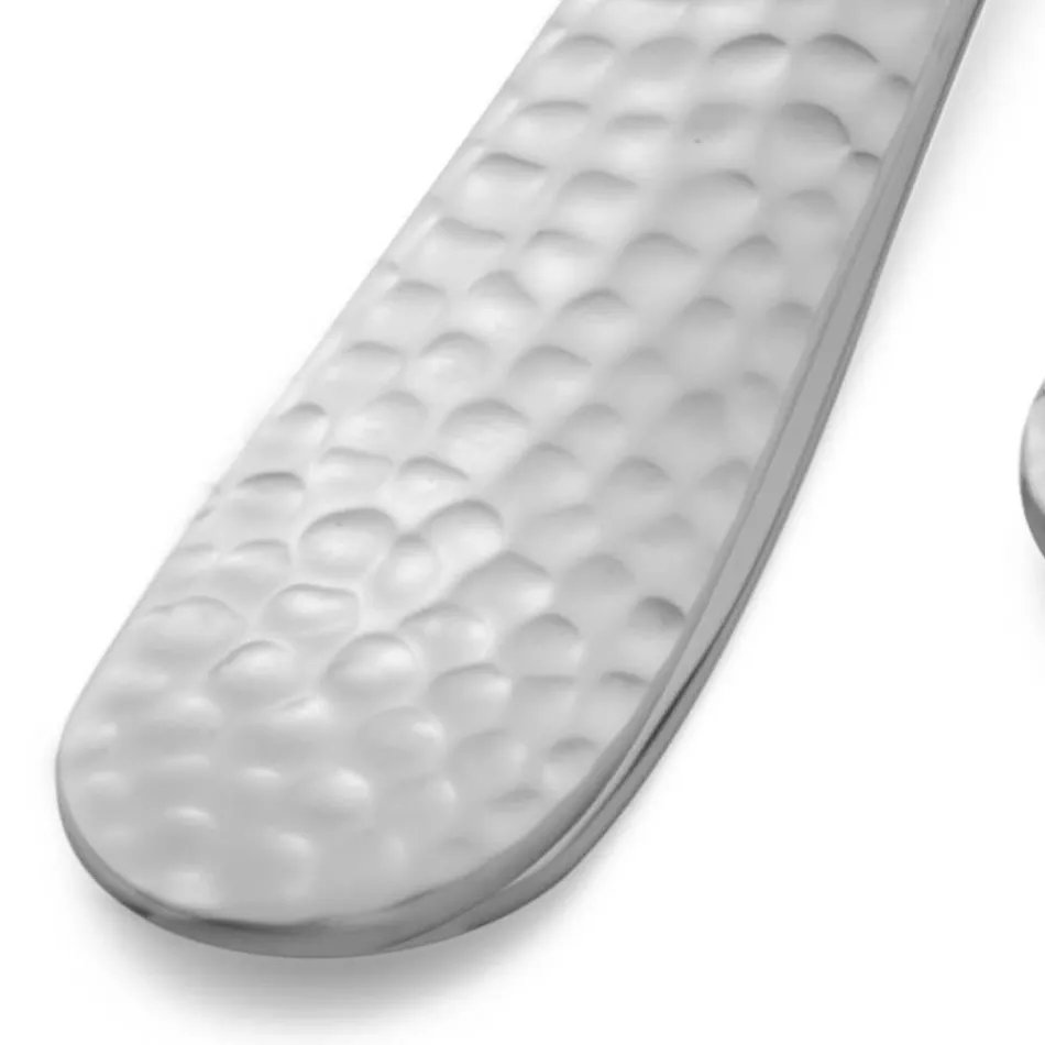 Set me 24 takëme prej çeliku inox të lëmuar Prodhuar në Itali - Histori Viadurini