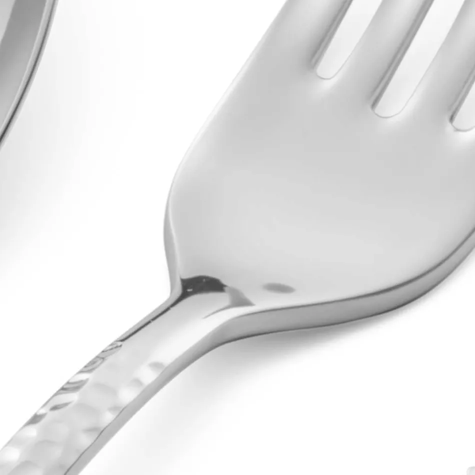 Set me 24 takëme prej çeliku inox të lustruar Prodhuar në Itali - Histori Viadurini