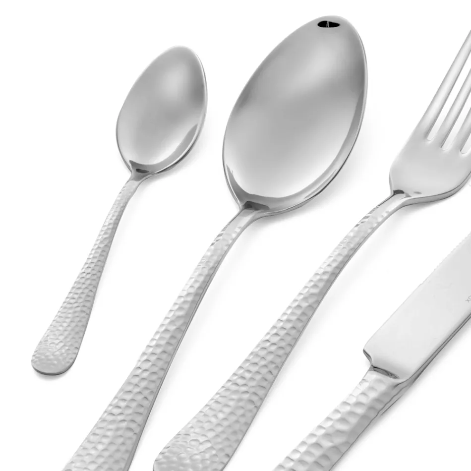 Set me 24 takëme prej çelik inox të lëmuar Prodhuar në Itali - Histori Viadurini