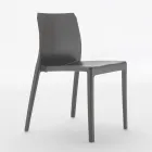 Set me 4 karrige të jashtme dhe të brendshme nga polipropileni me ngjyra të ndryshme - të ndërtuara Viadurini