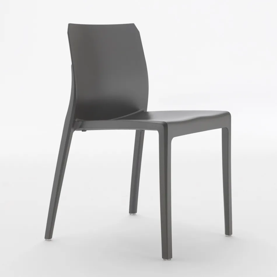 Set me 4 karrige të jashtme dhe të brendshme nga polipropileni me ngjyra të ndryshme - të ndërtuara Viadurini