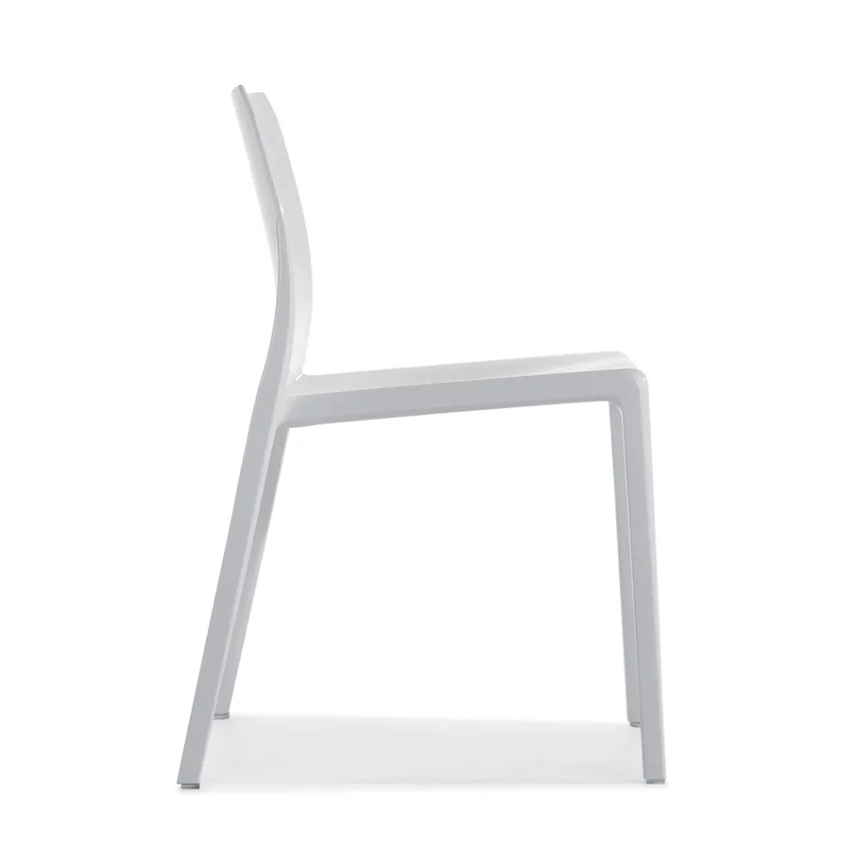 Set me 4 karrige të jashtme dhe të brendshme nga polipropileni me ngjyra të ndryshme - të ndërtuara Viadurini