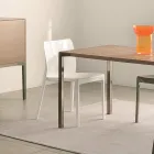 Set me 4 karrige të jashtme dhe të brendshme nga polipropileni me ngjyra të ndryshme - të ndërtuara Viadurini