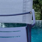 Set me 4 karrige kopshti të galvanizuara me metal dhe batilinë - Prestigio Viadurini