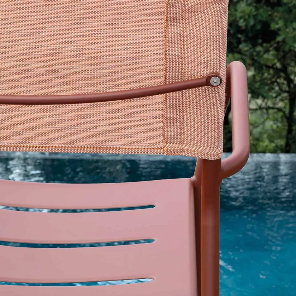 Set me 4 karrige kopshti të galvanizuara me metal dhe batilinë - Prestigio Viadurini