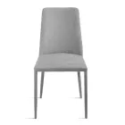 Set me 4 Karrige të Veshura me Tapiceri në Pëlhurë Shumëngjyrëshe dhe Kornizë të Veshur - Luciana Viadurini